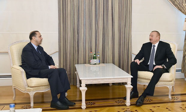 Prezident İordaniyanın dövlət nazirini qəbul etdi