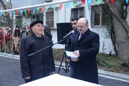 Nəsimi rayonunda Novruz bayramı ərəfəsində növbəti “Abad həyət” sakinlərin istifadəsinə verildi