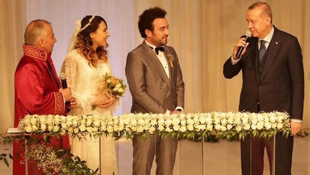 Ərdoğan nikah şahidi olduğu cütlüyə “hə” demədi