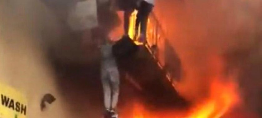 SON DƏQIQƏ: Restoranında güclü yanğın: uşaqlar eyvandan tullandılar - VİDEO 