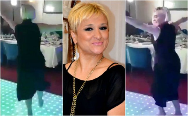 Aparıcı Mətanət ayaqyalın bir rəqs etdi ki, gəl görəsən - VİDEO