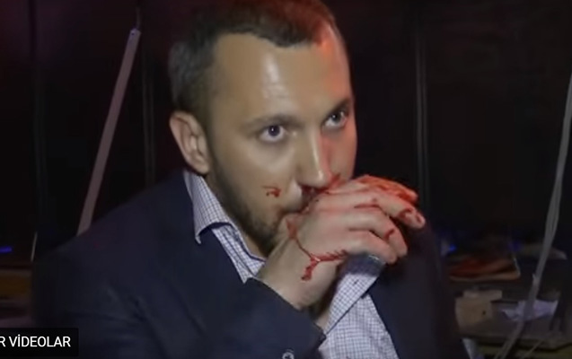 Ukraynalı deputatlar efirdən sonra əlbəyaxa oldular - Video