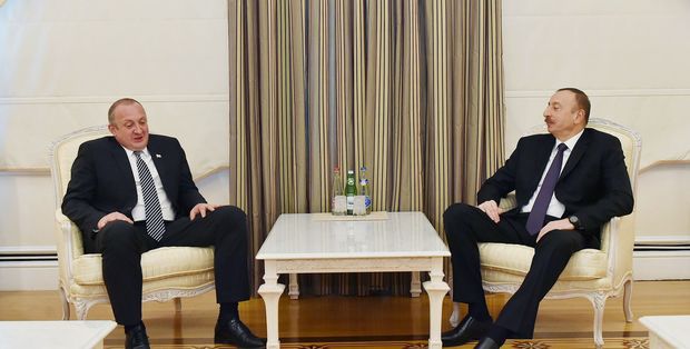 Gürcüstan prezidenti İlham Əliyevi təbrik edib