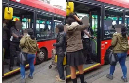 ŞOK HADİSƏ - Qız rəfiqəsini avtobusun altına itələdi, anbaan görüntüləndi - VİDEO