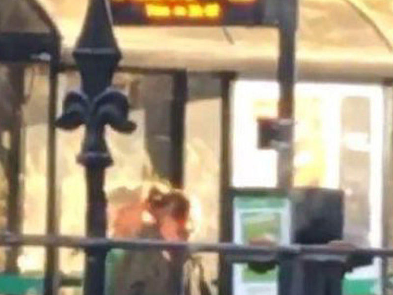 Dayanacaqda əxlaqsızlıq edən 41 yaşlı qadın tutuldu - FOTO