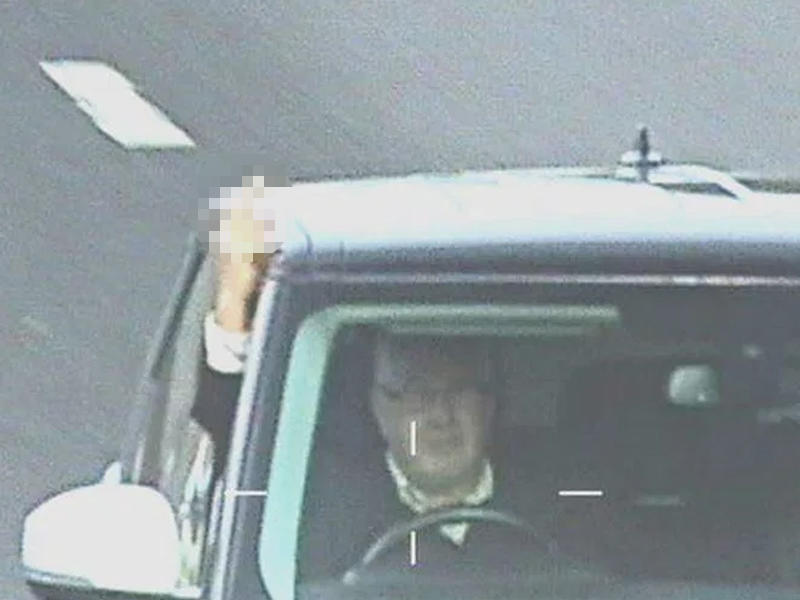 Radara orta barmaq göstərən sürücü tutuldu