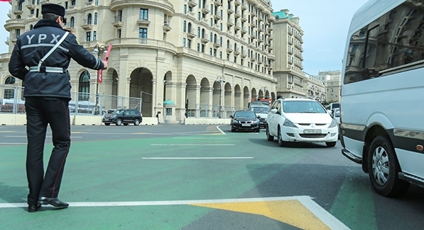 Tbilisi prospektində hərəkət məhdudlaşdırılır