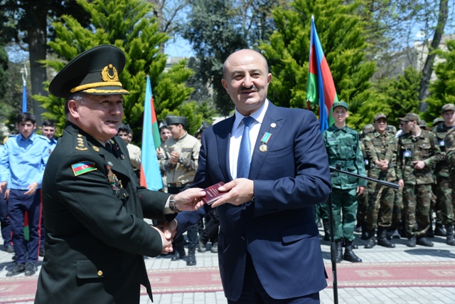 Nəsimi rayonunda faşizm üzərində tarixi Qələbənin 73-cü ildönümü qeyd olunub