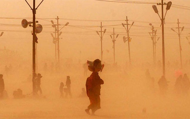 Hindistanda qum fırtınası yenidən başladı - 11 ölü, 25 yaralı
