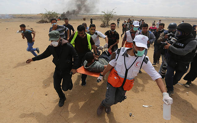 Qəzzada ölən və yaralananların sayı artdı