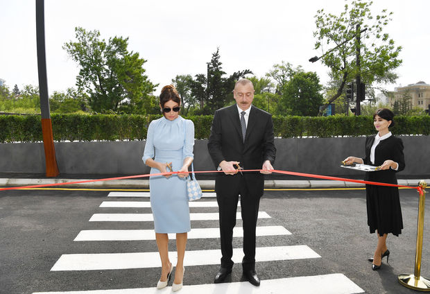Prezident təhsil kompleksinin açılışında - FOTO + YENİLƏNİB
