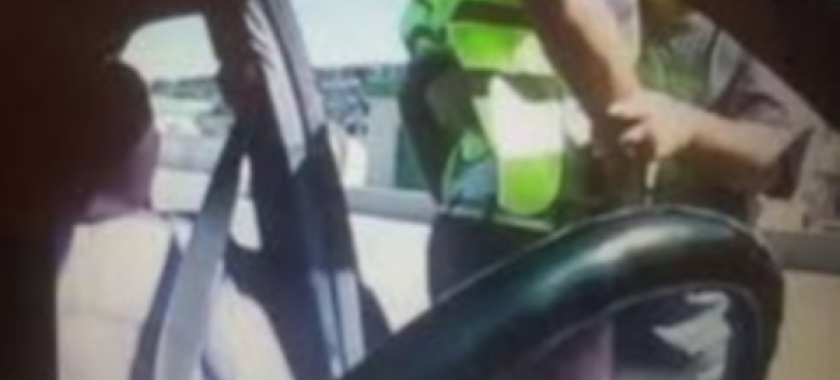 Bakıda sürücü ilə DYP işçiləri arasında İNSİDENT - VİDEO