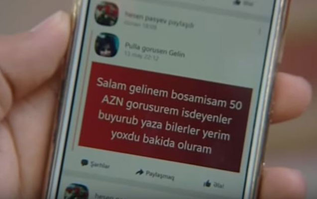 Azərbaycanda kişi arvadının şəklini paylaşdı - 50 manata...