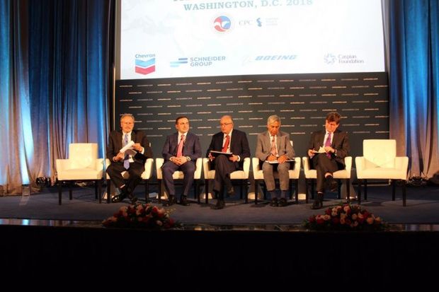 Vaşinqtonda Trans-Xəzər Forumu başlayıb - FOTO