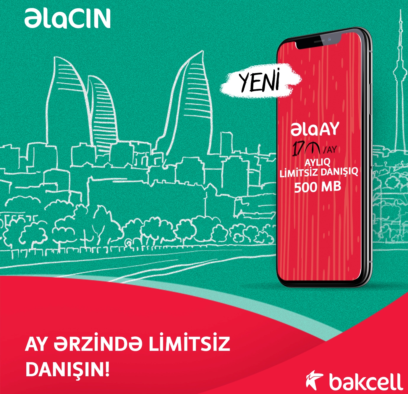 “Bakcell”in ən populyar “Əla” tarifi limitsiz oldu