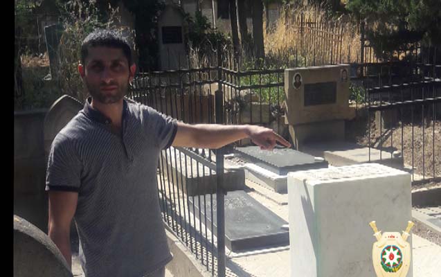 Yasamal qəbiristanlığından oğurluq edənlər saxlanılıb