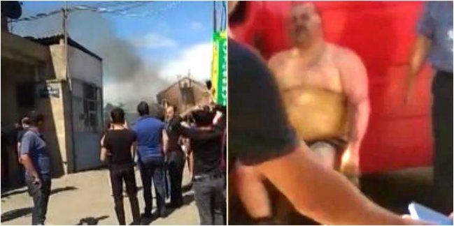 Bakıda ölənlərin olduğu dəhşətli partlayışın görüntüləri yayıldı - VİDEO