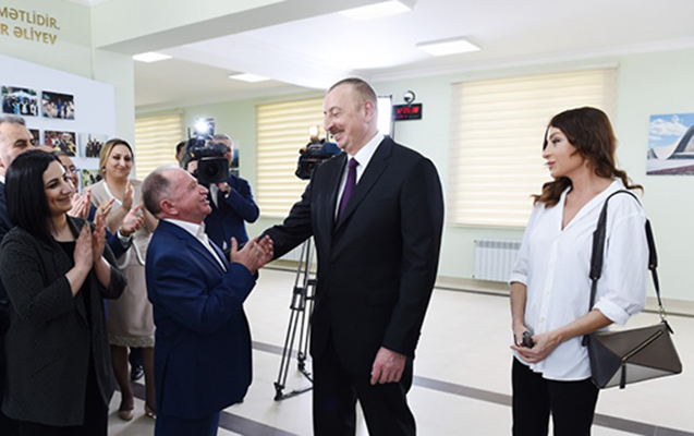 Prezident “Qobu Park” yaşayış kompleksinin açılışında - Fotolar+Yenilənib