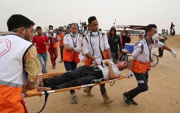 Qəzzada toqquşmalar: 109 yaralı – FOTO + VİDEO