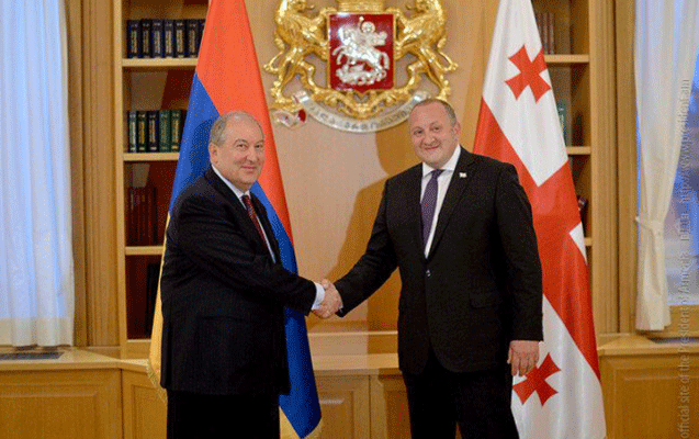 Tibilisidə Ermənistan və Gürcüstan prezidentləri görüşdü
