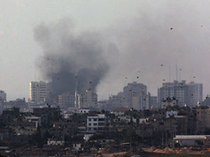 İsrail aviasiyası fələstinlilərin mövqelərinə zərbələr endirdi