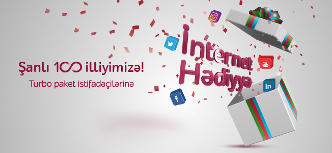 “Nar” “Respublika günü” münasibətilə abunəçilərinə internet hədiyyə edir