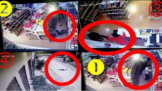 Azərbaycanda mağazaya basqın – Dəhşətli görüntülər – VİDEO