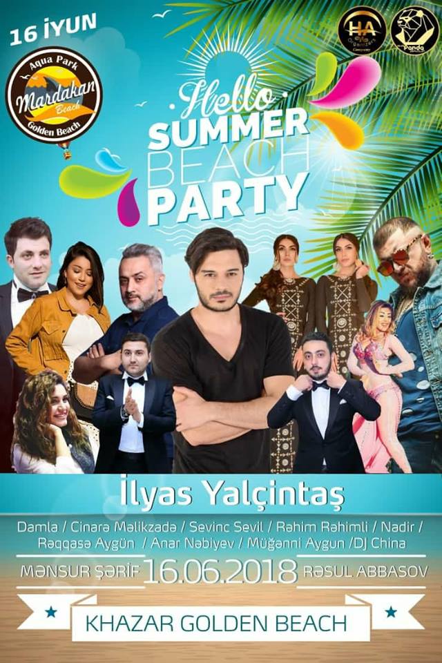 “Golden Beach ” Aqua Parkda İlyas Yalçıntas və İrem Derici konsert verəcək – MƏRDƏKANDA+VİDEO