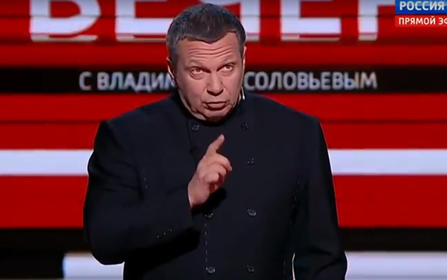 Rusiyanın dövlət kanalında növbəti antiazərbaycan çıxış - Yenə Solovyovdan