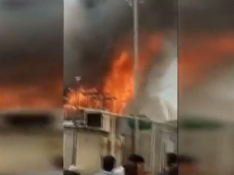 SON DƏQIQƏ: Bakıda 3 otaqlı ev belə yandı - VİDEO