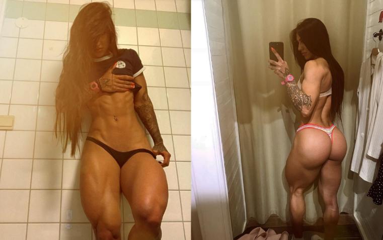 Azərbaycan əsilli qız əzələli ayaqları ilə heyrətləndirir - Fotolar