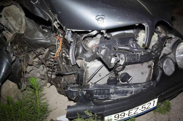 Bakı-Sumqayıt yolunda ağır qəza - FOTO