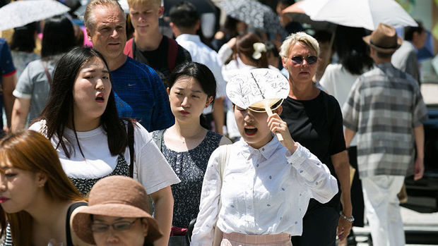 Yaponlar 30 dərəcə istiyə görə öldülər