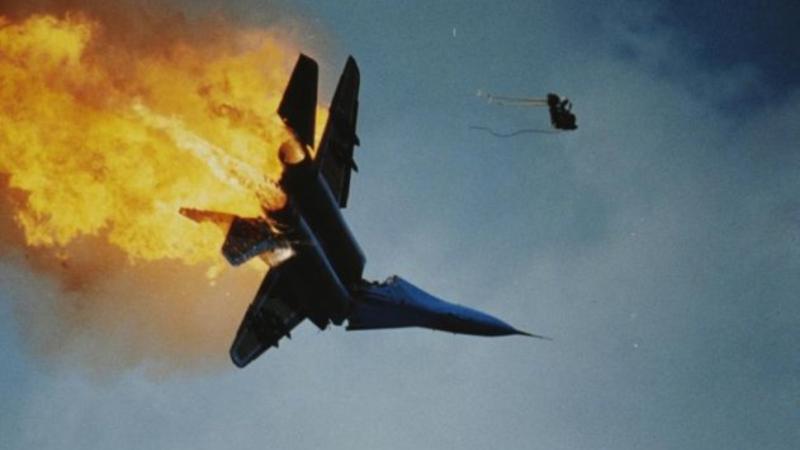 İsrailə məxsus təyyarənin vurulma anının VİDEOSU