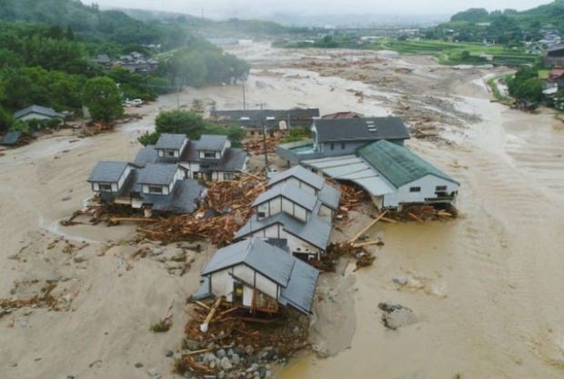 Yaponiyada leysan yağışları qurbanlarının sayı artır