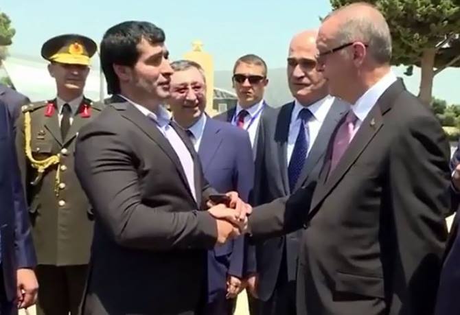Ərdoğan azərbaycanlı idmançıya: “Səni doğan anaya halal olsun” - VİDEO