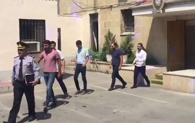 Tuneldə əylənən gənclər saxlanıldı - Video