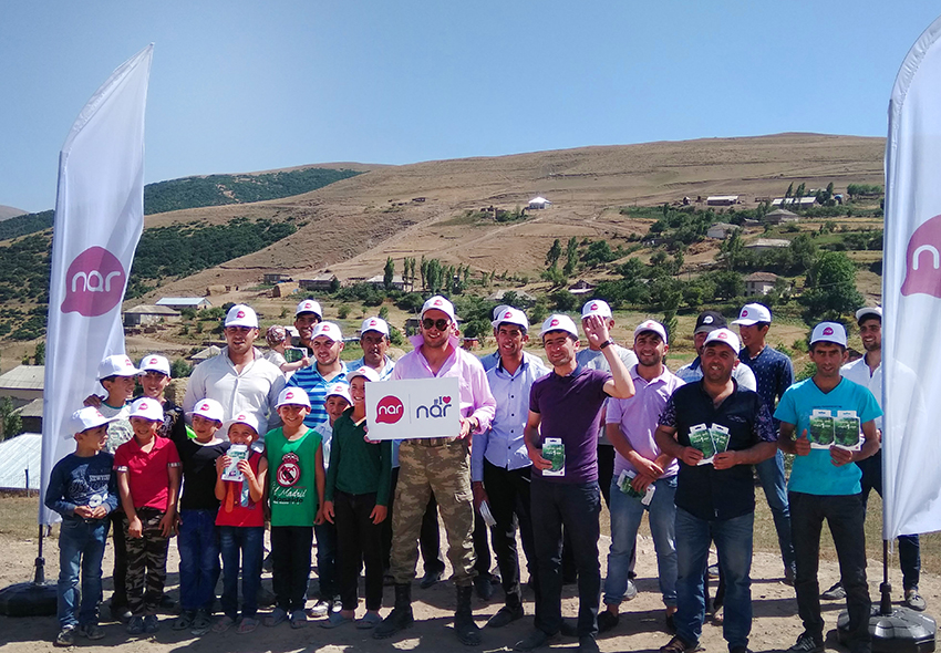 “Nar” ucqar dağ kəndini mobil rabitə ilə təmin etdi