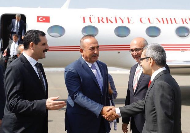 Mövlud Çavuşoğlunun Azərbaycana rəsmi səfəri başlayıb - FOTO