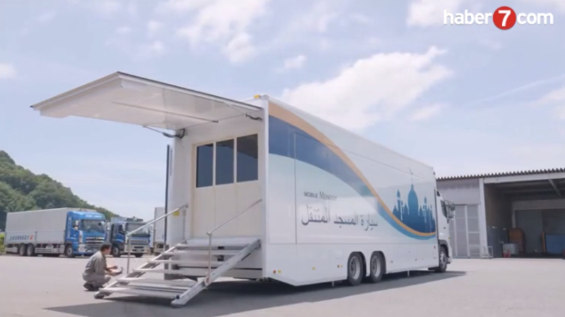 Yeni səyyar məscid hazırlandı - VİDEO