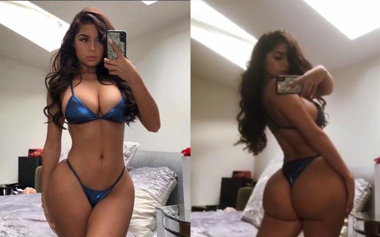 22 yaşlı model cəsarəti ilə heyran edir - Fotolar