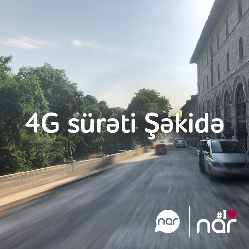 “Nar” Şəkidə 4G şəbəkəsini qurdu