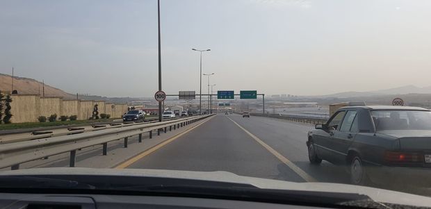 Xarici dairəvi yolda sürət həddi endirildi - FOTO