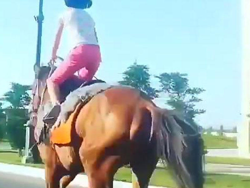 Hər kəs bu azərbaycanlı qızdan danışır - Maşınla yarışdı - VİDEO