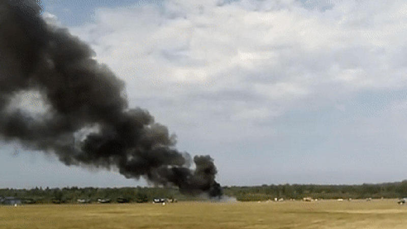 ABŞ-da qaçırılan təyyarə qəzaya uğradı