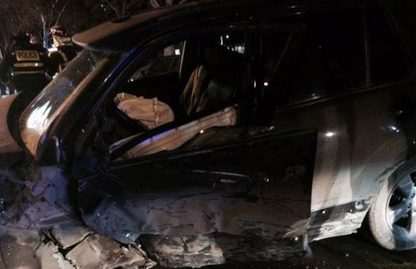 Ermənilər Tbilisidə qəzaya düşdülər - 8 nəfər yaralandı