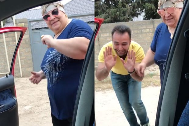 Müğənninin bibisi pozitiv rəqsi ilə sosial medianın gündəmində - VİDEO