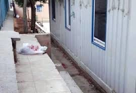 1 günlük körpəni sellofana büküb məktəbin həyətinə ATDILAR - FOTO