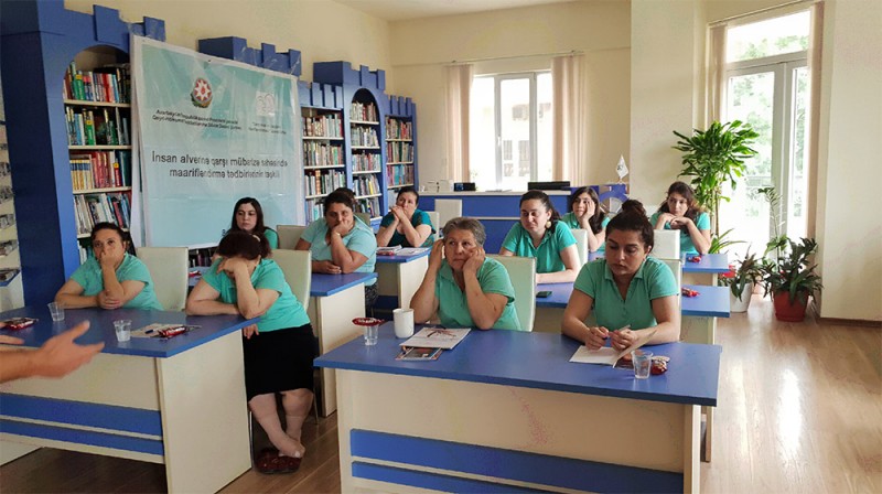 QHT Şurasının dəstəyi ilə insan alverinə qarşı mübarizə sahəsində maarifləndirmə tədbirləri keçirilib