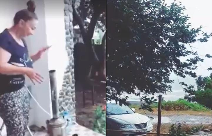 Bu da Naibə Allahverdiyevanın bağ evi - Fotolar